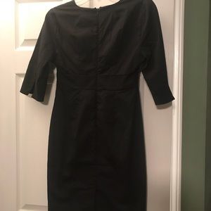 Knee length black dress